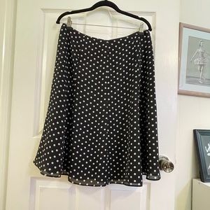 Polka Dot 1950s Retro Skirt